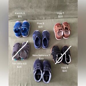 Special bundle listing(plae, kamik, Ugg, new balance)